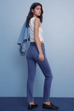 Calça jeans slim cropped