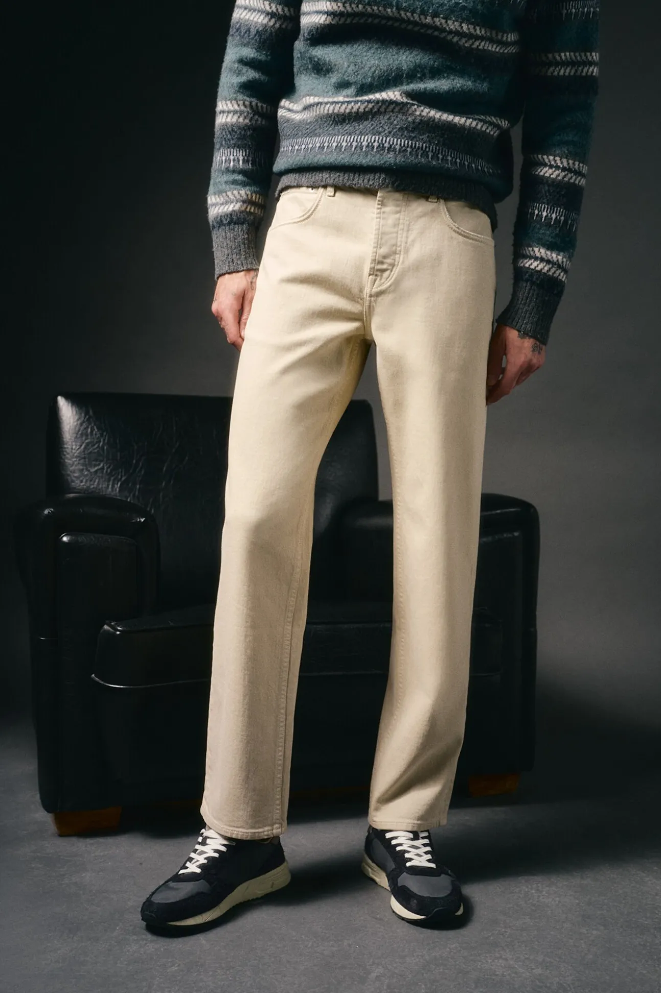 Calça jeans straight fit