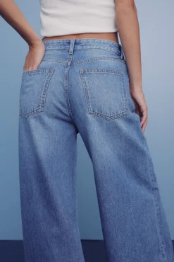 Calça jeans super larga