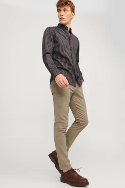 Calça slim fit