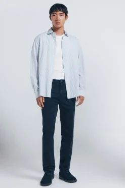 Calça slim fit com 5 calça
