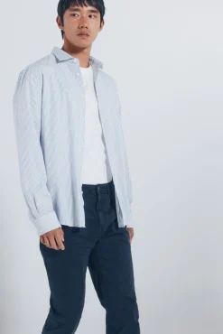 Calça slim fit com 5 calça