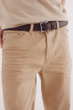 Calça slim fit com 5 calça