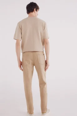 Calça slim fit com 5 calça