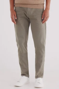 Calça slim fit com 5 calça