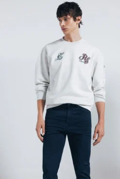 Calça slim fit com 5 calça