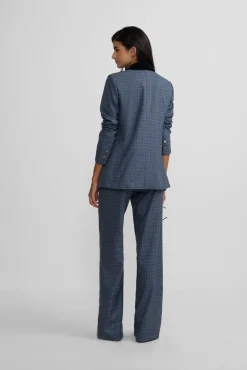 Calça social xadrez