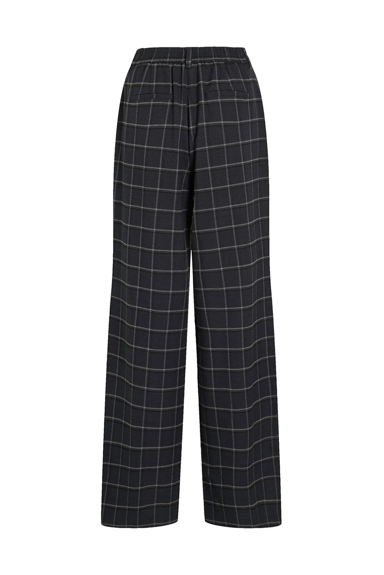 Calça social xadrez com viscose
