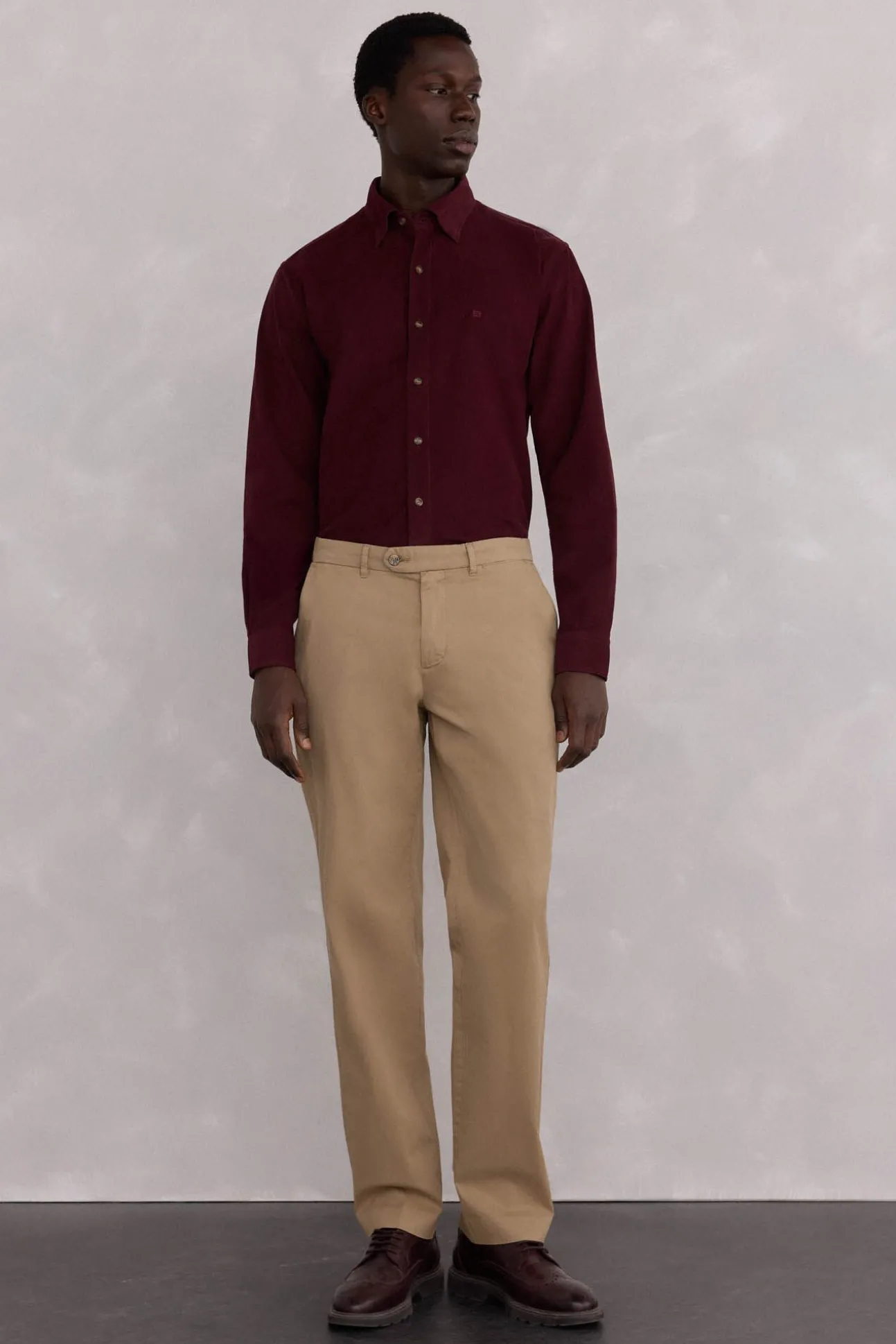 Calças calças chino premium de regular fit