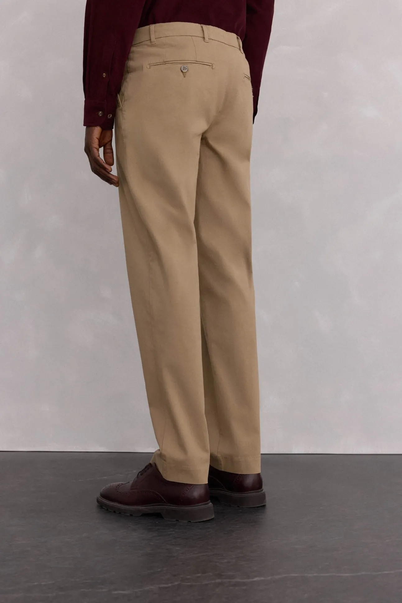 Calças calças chino premium de regular fit