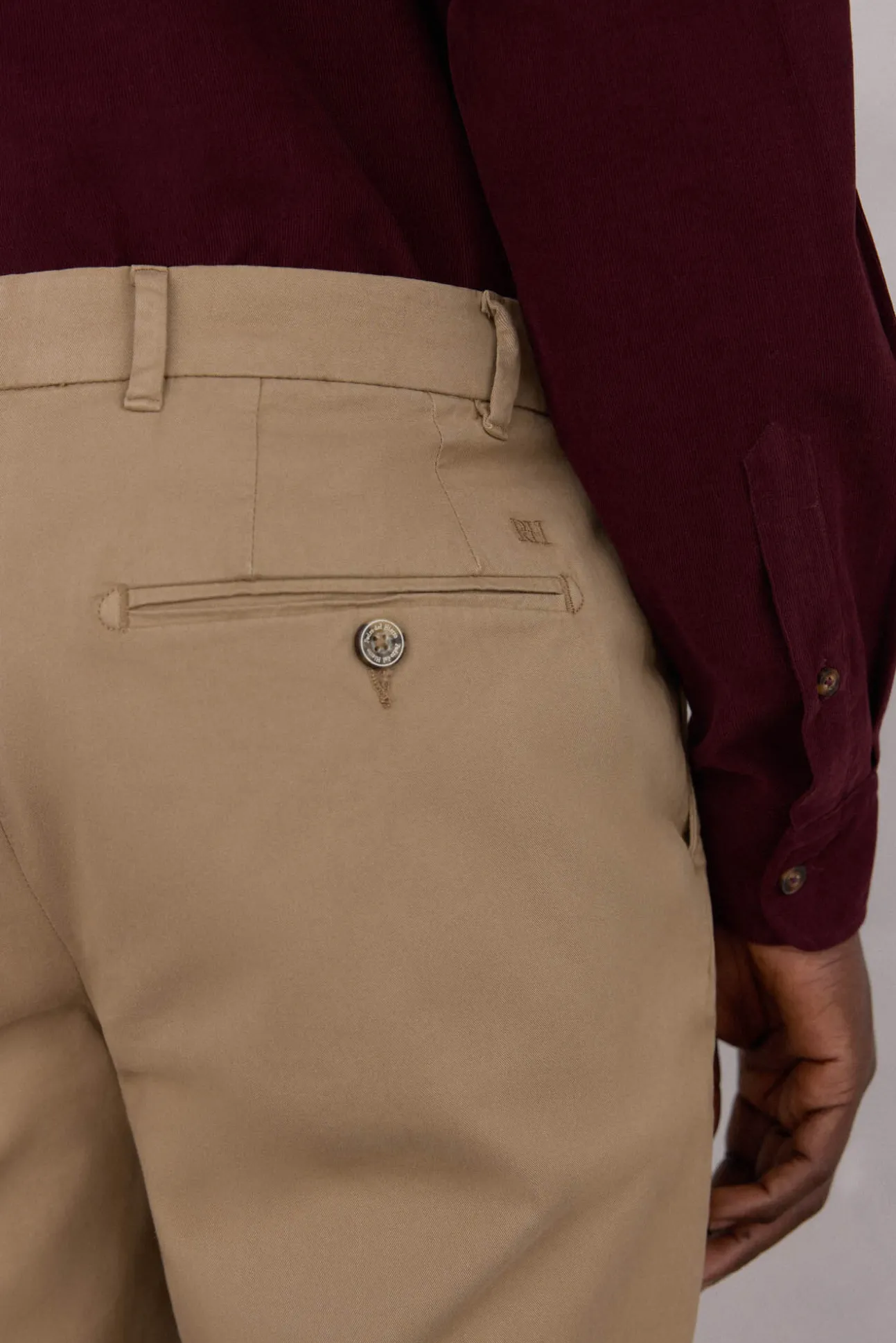 Calças calças chino premium de regular fit