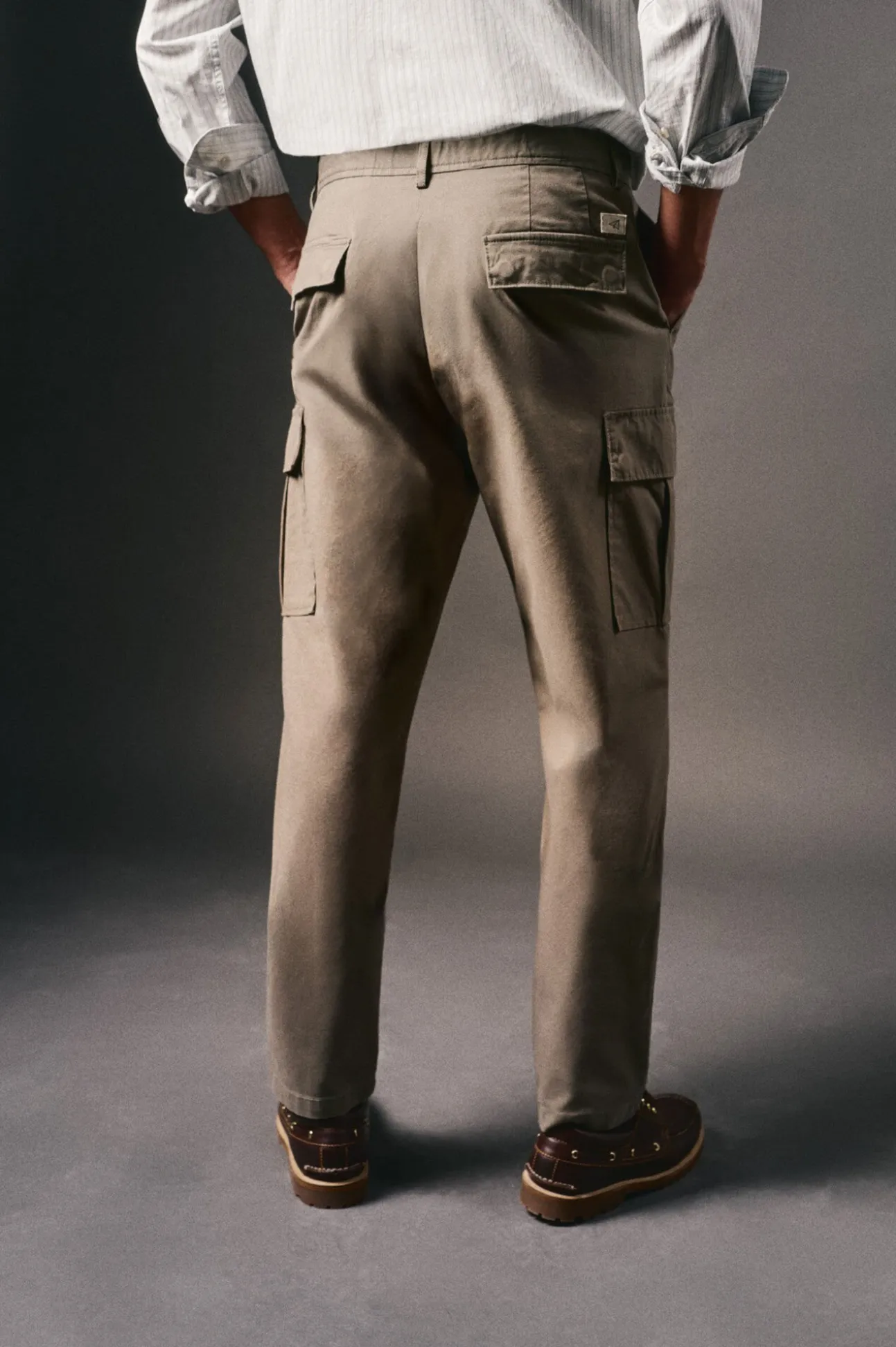 Calças cargo slim fit