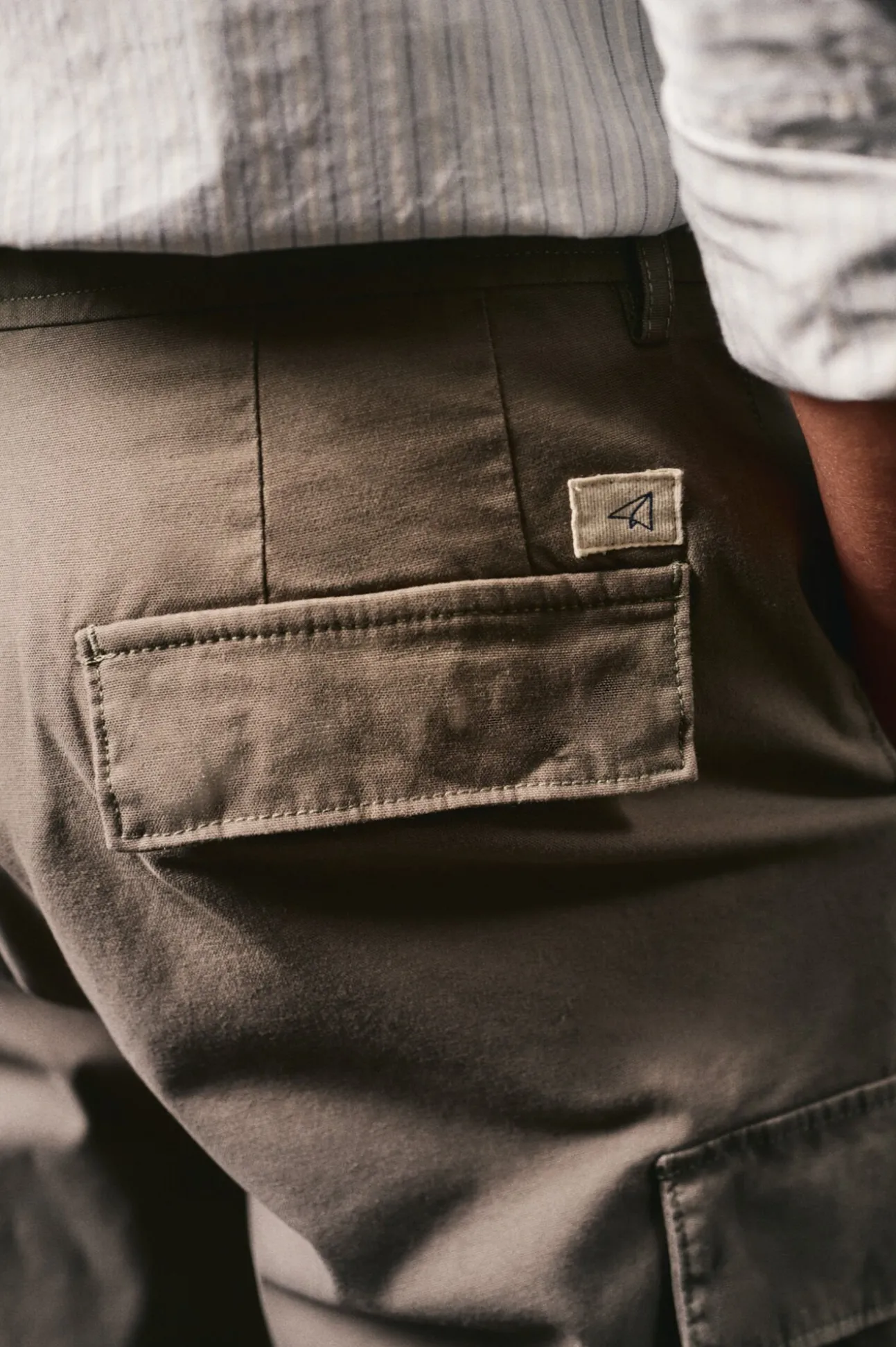 Calças cargo slim fit