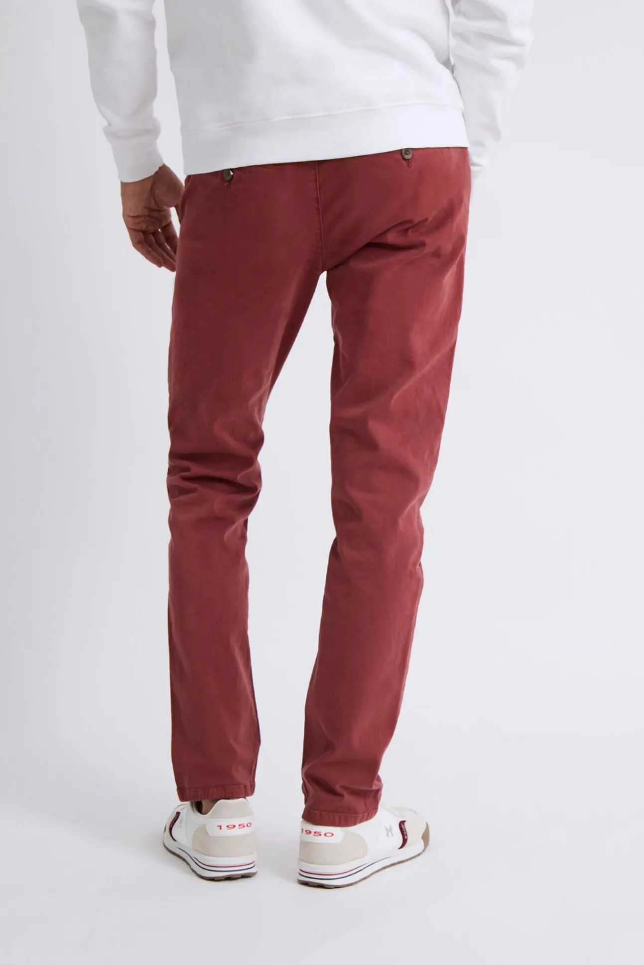 Calças chino justas