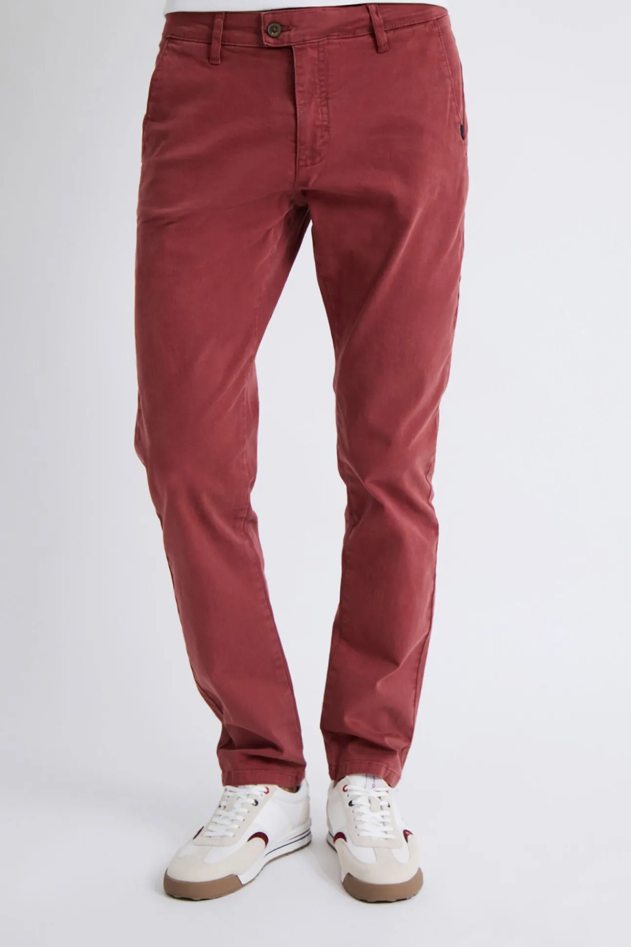 Calças chino justas