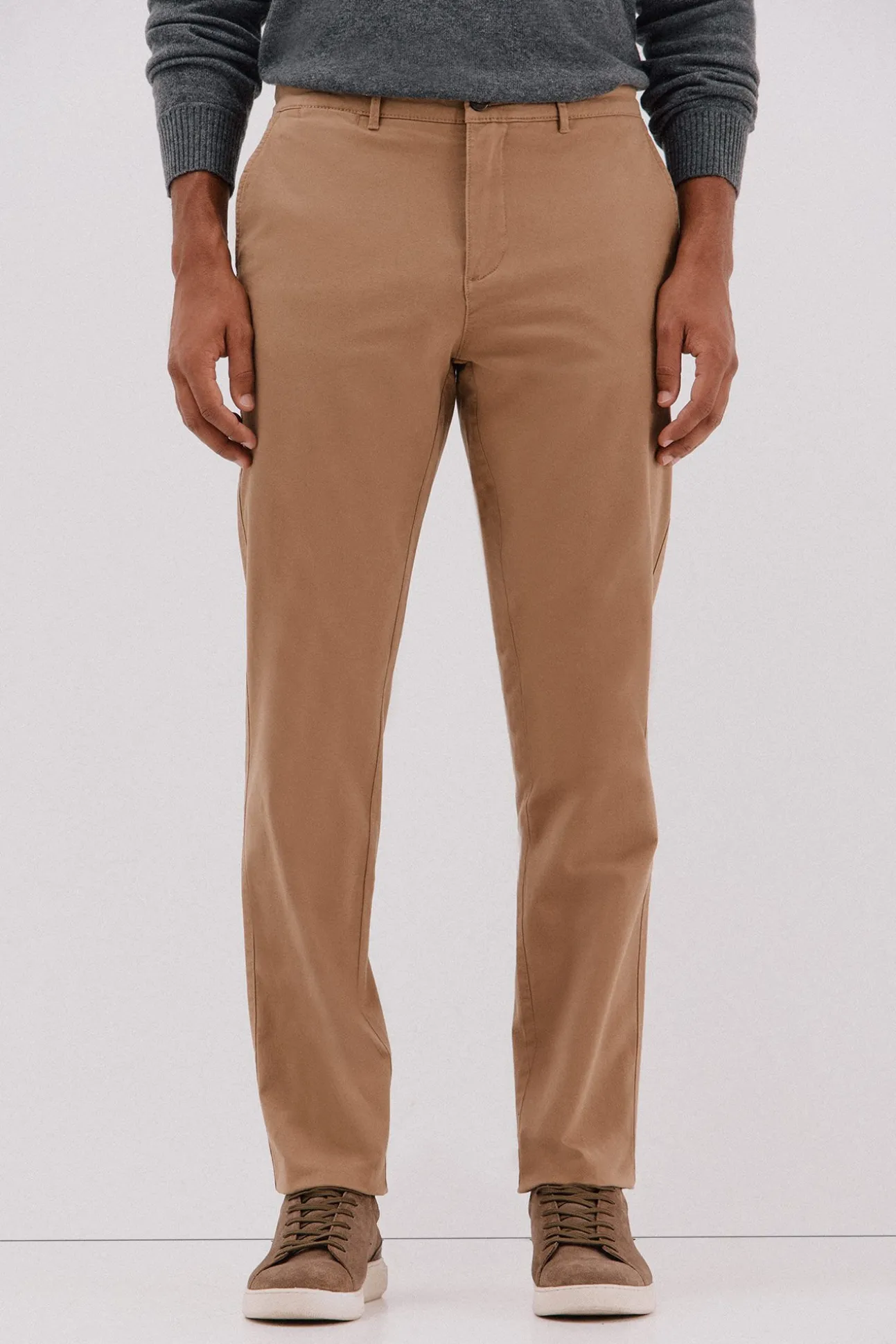 Calças chino regular fit