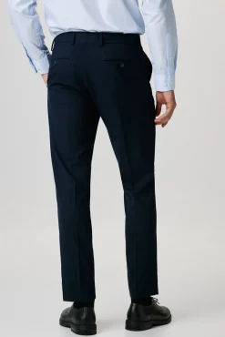Calças de fato Slim Fit com lã