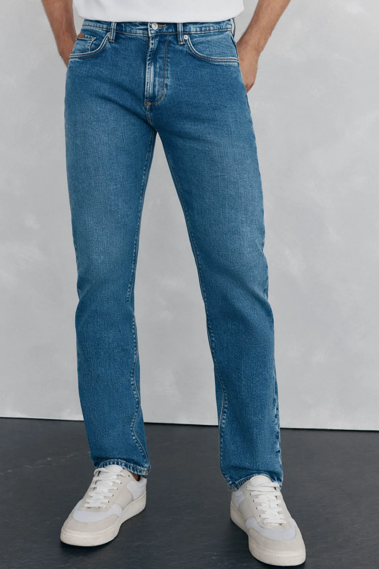 Calças de ganga premium flex regular fit