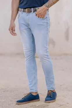 Calças denim skinny