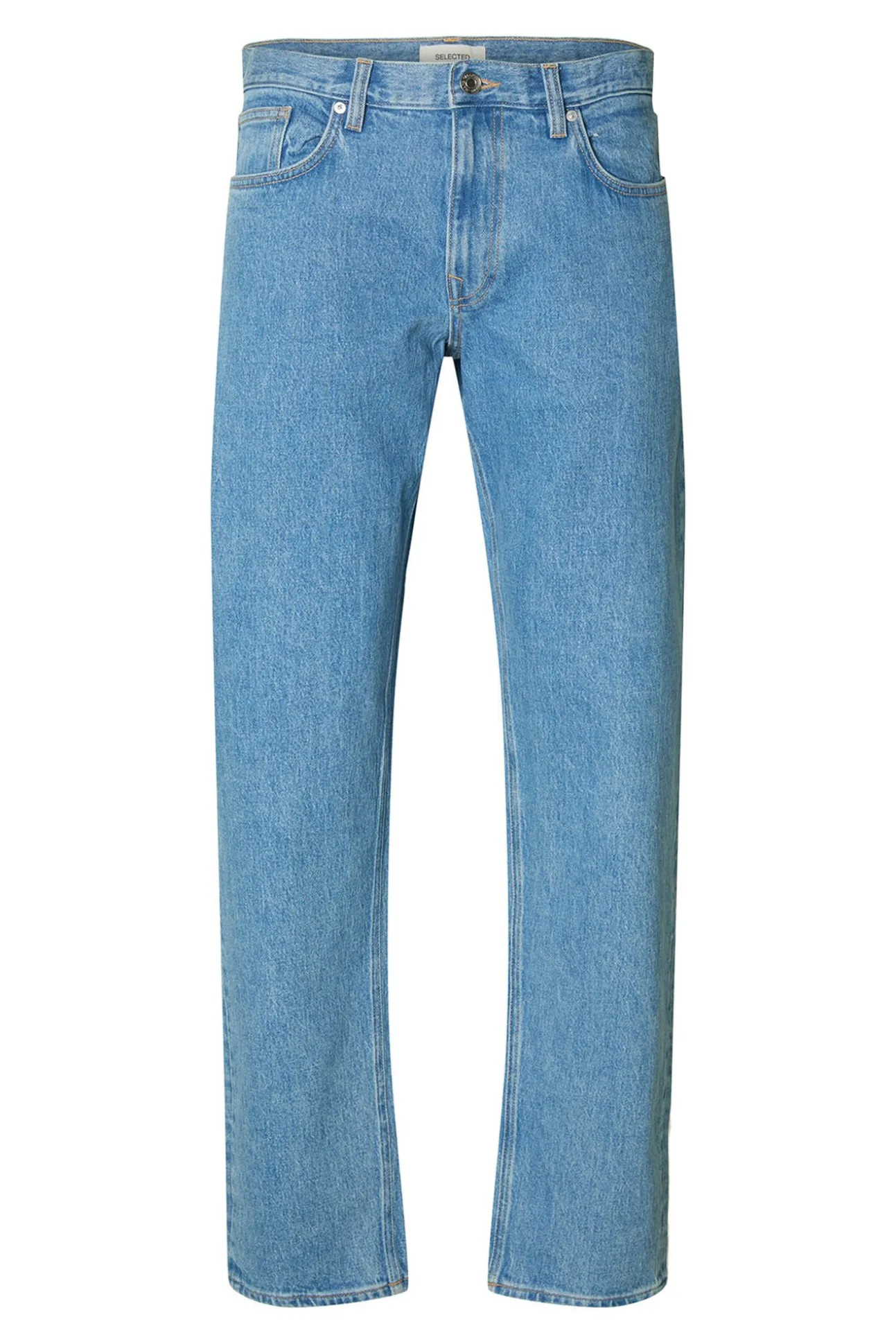 Calças jeans de corte reto