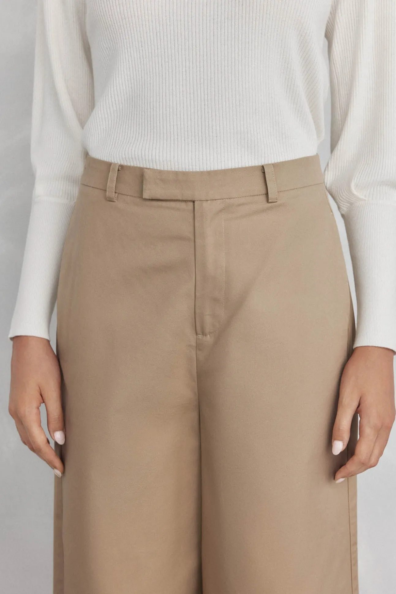 Calças retas