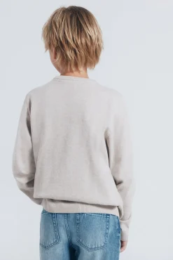 Camisa básica com cotoveleiras para criança