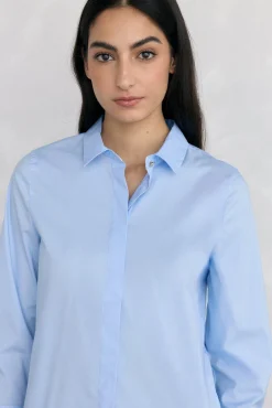 Camisa básica de ferro fácil