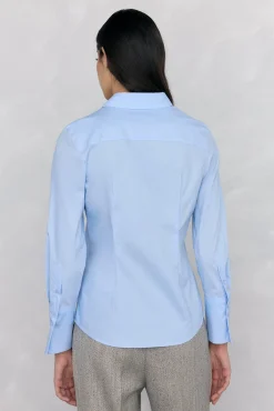Camisa básica de ferro fácil
