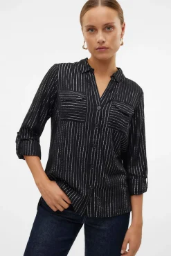 Camisa básica de manga comprida
