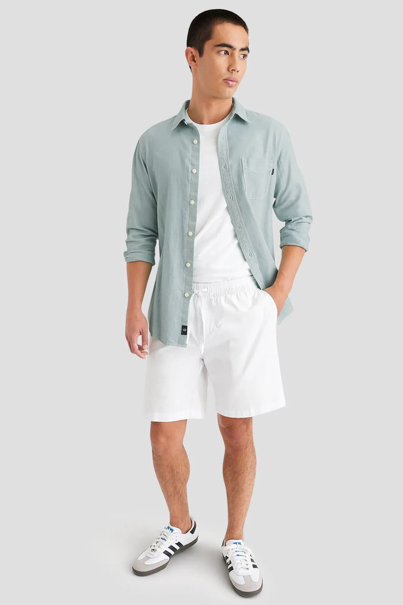 Camisa com botões slim fit Icon