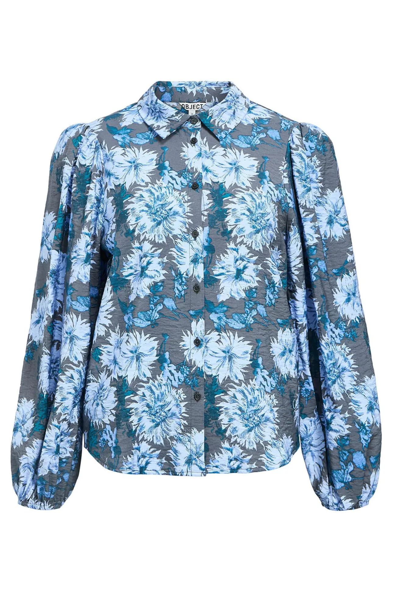 Camisa com estampado de flores