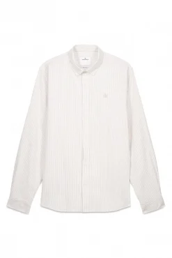Camisa de algodão com debrum