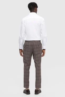 Camisa de algodão orgânico Slim Fit.