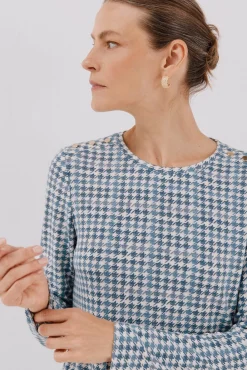 Camisa de caixa de botões