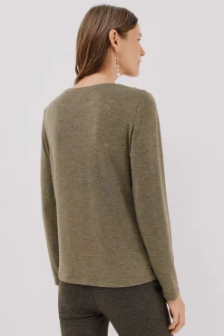 Camisa de caixa de botões