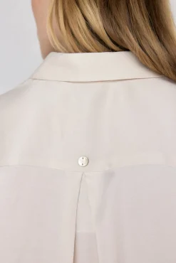 Camisa de cetim lisa