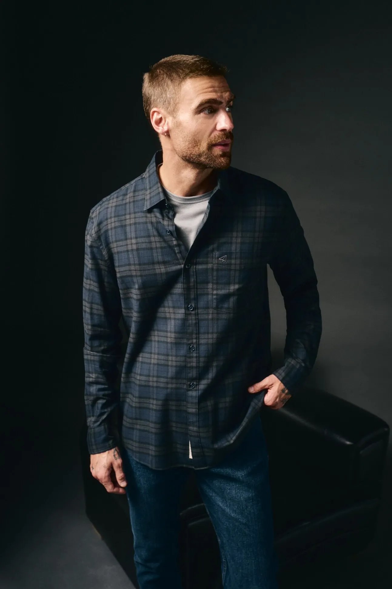 Camisa de flanela xadrez