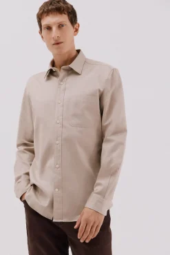 Camisa de gabardina tencel