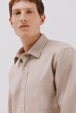 Camisa de gabardina tencel