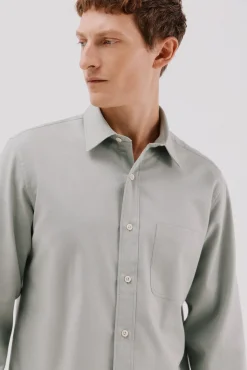 Camisa de gabardina tencel