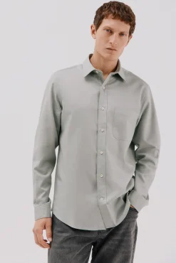 Camisa de gabardina tencel