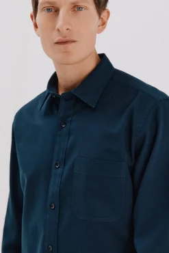 Camisa de gabardina tencel