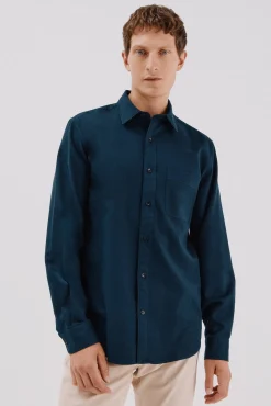 Camisa de gabardina tencel