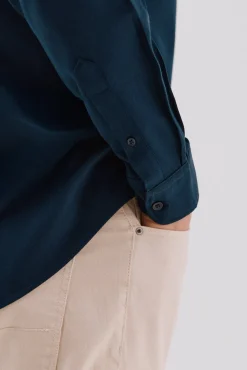 Camisa de gabardina tencel