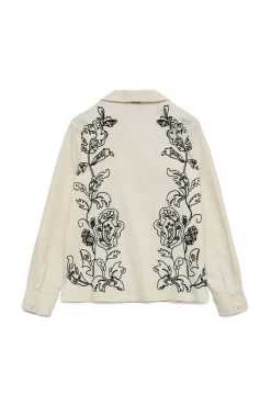 Camisa de linho com estampado