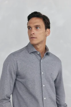 Camisa de malha malha