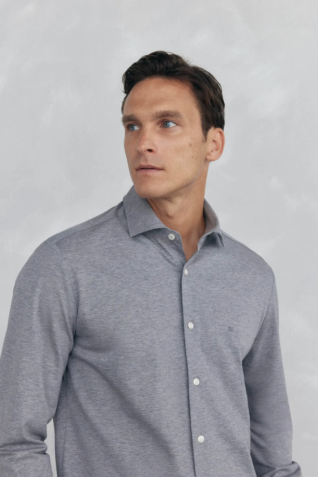 Camisa de malha malha