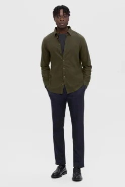 Camisa de manga comprida com corte slim