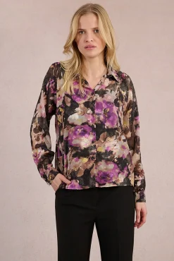 Camisa de manga comprida com estampado