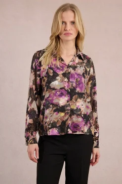Camisa de manga comprida com estampado